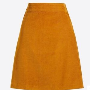 J Crew Corduroy Mini Skirt